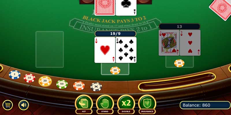 Khái niệm game bài Blackjack 